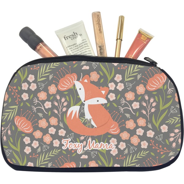 Custom Foxy Mama Makeup / Cosmetic Bag - Medium