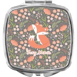 Foxy Mama Compact Makeup Mirror