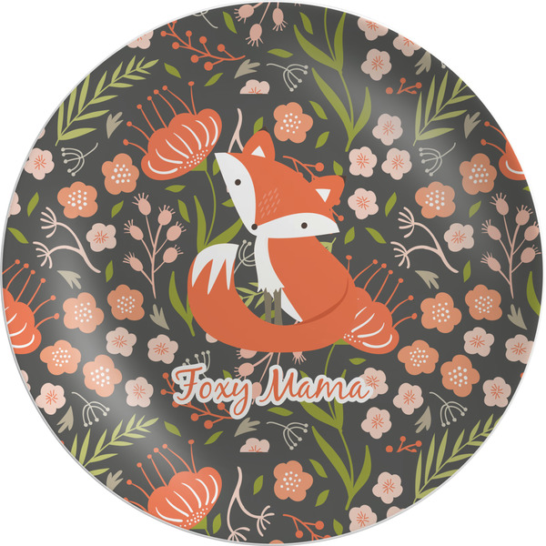 Custom Foxy Mama Melamine Plate