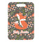 Foxy Mama Metal Luggage Tag - Front Without Strap