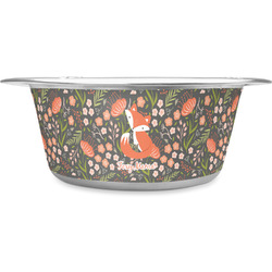 Foxy Mama Stainless Steel Dog Bowl - Large