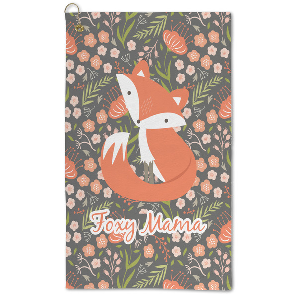 Custom Foxy Mama Microfiber Golf Towel - Large
