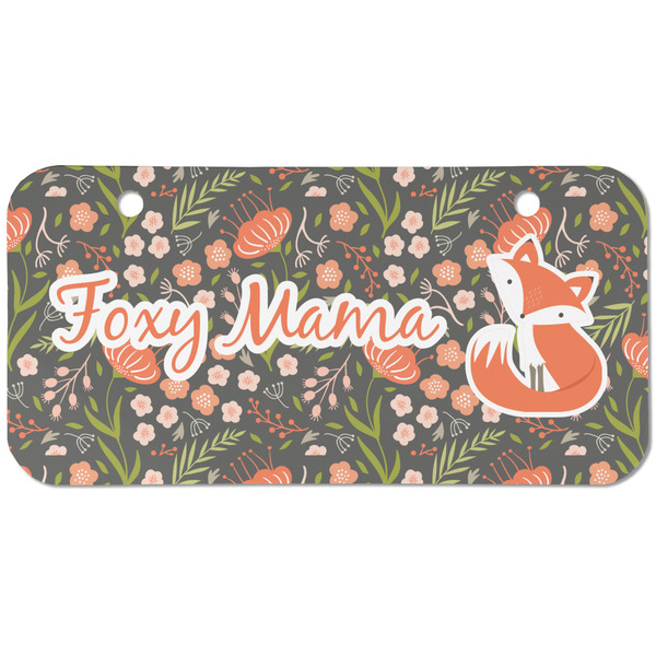 Custom Foxy Mama Mini/Bicycle License Plate (2 Holes)