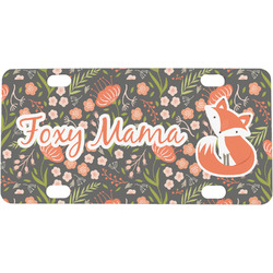 Foxy Mama Mini / Bicycle License Plate (4 Holes)