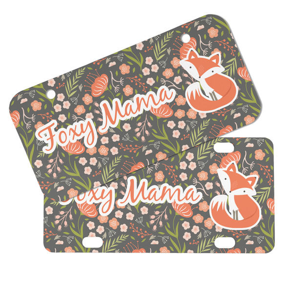 Foxy Mama Mini License Plates - MAIN (4 and 2 Holes)