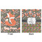 Foxy Mama Minky Blanket - 50"x60" - Double Sided - Front & Back