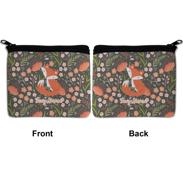 Foxy Mama Neoprene Coin Purse - Front & Back (APPROVAL)