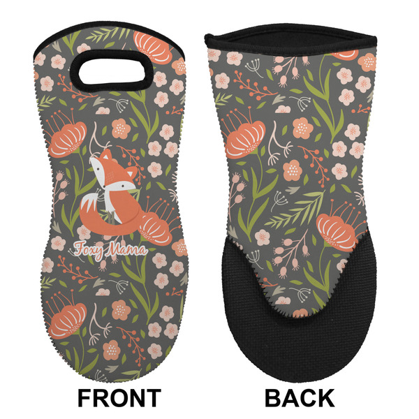 Foxy Mama Neoprene Oven Mitt (Front & Back)