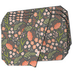 Foxy Mama Dining Table Mat - Octagon - Set of 4 (Double-SIded)