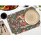 Foxy Mama Octagon Placemat - Single front (LIFESTYLE) Flatlay