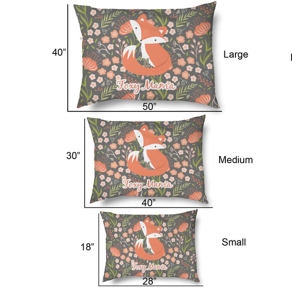 Foxy Mama Outdoor Dog Beds - SIZE CHART