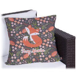 Foxy Mama Outdoor Pillow