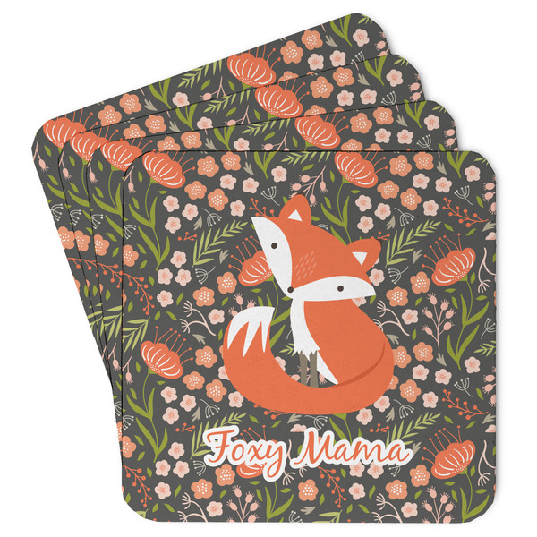 Custom Foxy Mama Paper Coasters