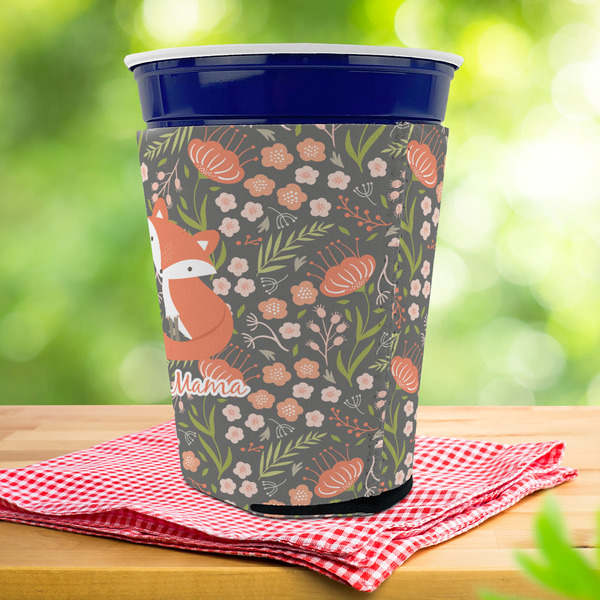 Foxy Mama Party Cup Sleeves - with bottom - Lifestyle