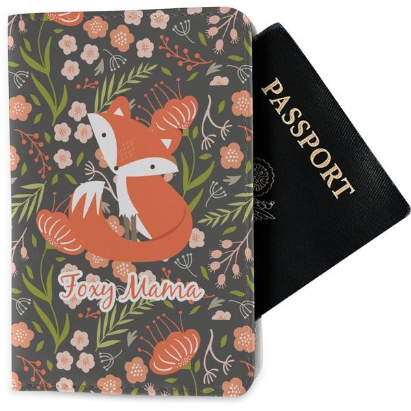 Custom Foxy Mama Passport Holder - Fabric