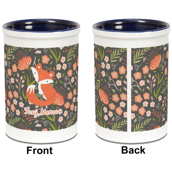 Foxy Mama Pencil Holder - Blue - approval