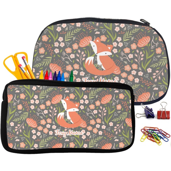 Foxy Mama Pencil / School Supplies Bags Small and Medium