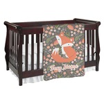 Foxy Mama Baby Blanket (Single Sided)