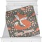 Foxy Mama Minky Blanket - 40"x30" - Single Sided