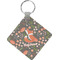 Foxy Mama Diamond Plastic Keychain