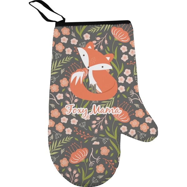 Custom Foxy Mama Right Oven Mitt