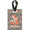 Foxy Mama Plastic Luggage Tag - Rectangular