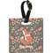 Foxy Mama Plastic Luggage Tag - Square