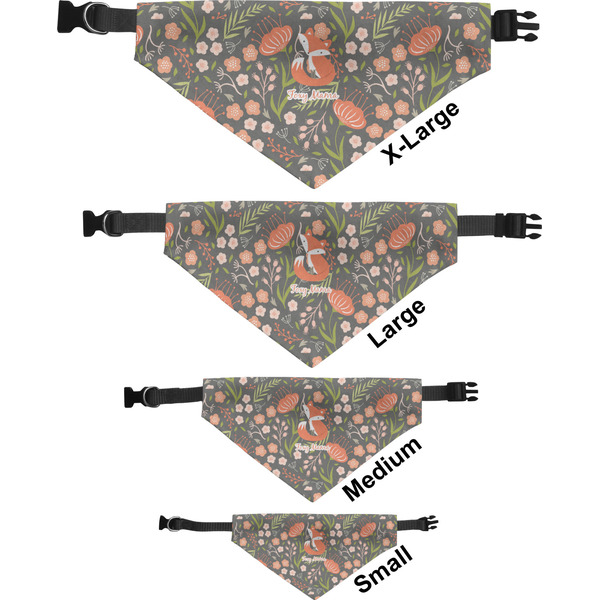 Foxy Mama Pet Bandana Sizes