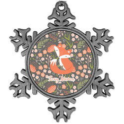 Foxy Mama Vintage Snowflake Ornament