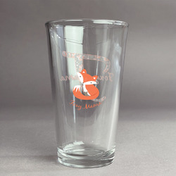 Foxy Mama Pint Glass - Full Color Logo