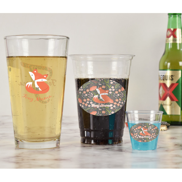 Foxy Mama Pint Glass - Two Content - In Context