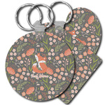 Foxy Mama Plastic Keychain