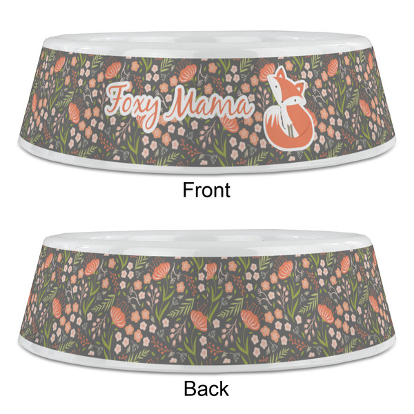 Foxy Mama Plastic Pet Bowls - Large - APPROVAL