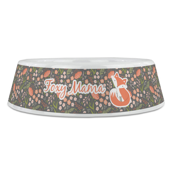 Foxy Mama Plastic Pet Bowls - Large - FRONT