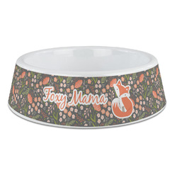 Foxy Mama Plastic Dog Bowl - Large