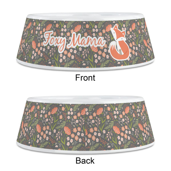 Foxy Mama Plastic Pet Bowls - Medium - APPROVAL