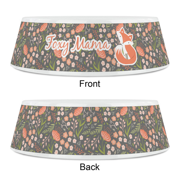 Foxy Mama Plastic Pet Bowls - Small - APPROVAL