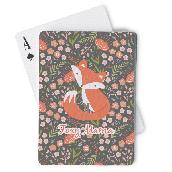 Custom Foxy Mama Playing Cards