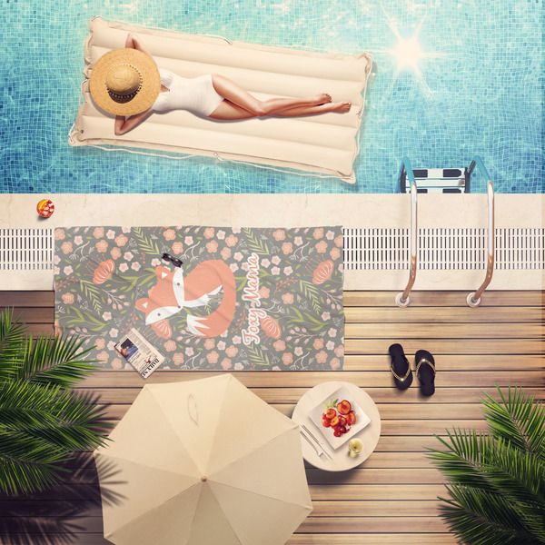 Foxy Mama Pool Towel Lifestyle