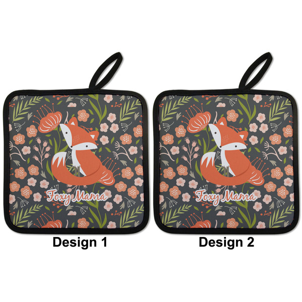 Foxy Mama Pot Holders - Set of 2 APPROVAL