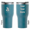 Foxy Mama RTIC Tumbler - Dark Teal - Double Sided - Front & Back