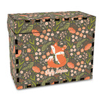 Foxy Mama Wood Recipe Box - Full Color Print
