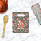 Foxy Mama Rectangle Trivet with Handle - LIFESTYLE