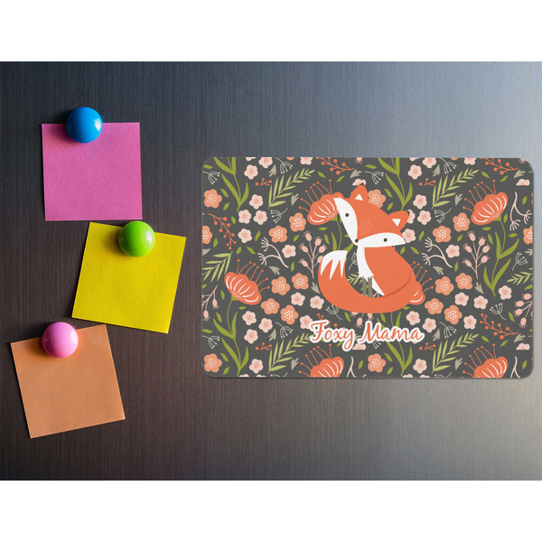 Foxy Mama Rectangular Fridge Magnet - LIFESTYLE