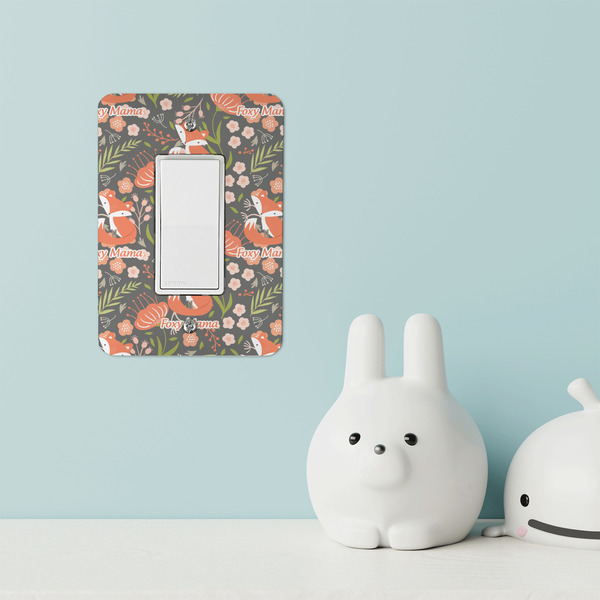 Foxy Mama Rocker Light Switch Covers - Single - IN CONTEXT