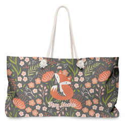 Foxy Mama Large Tote Bag with Rope Handles