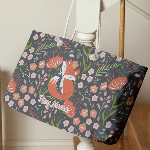 Foxy Mama Large Rope Tote - Life Style