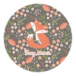 Foxy Mama Round Decal - XLarge