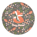 Foxy Mama 5' Round Indoor Area Rug