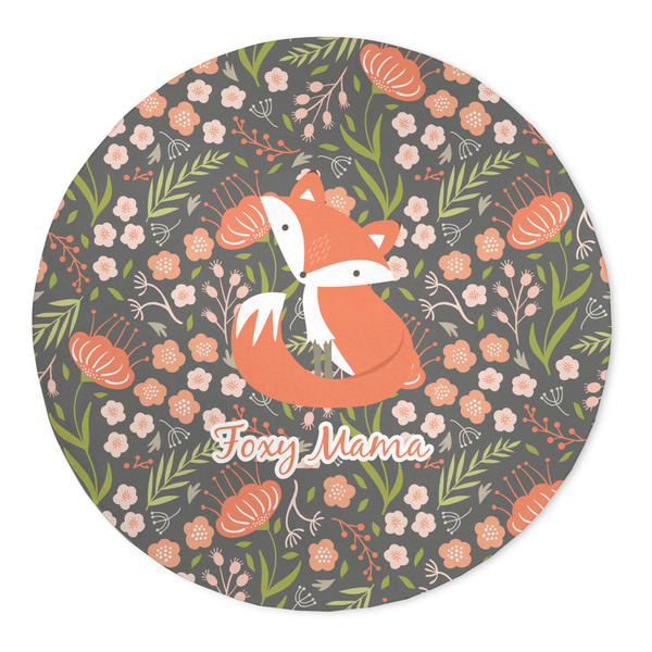 Custom Foxy Mama 5' Round Indoor Area Rug